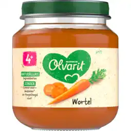 Jumbo Olvarit 4+ Maanden Wortel 125g aanbieding