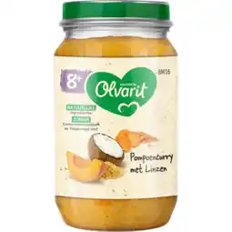 Jumbo Olvarit 8+ Maanden Pompoen Curry met Linzen aanbieding
