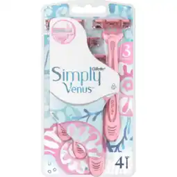Jumbo Gillette Venus Simply 3 Scheermesjes x4 aanbieding
