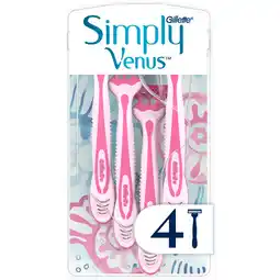 Jumbo Gillette Venus Simply 3 Scheermesjes x4 aanbieding