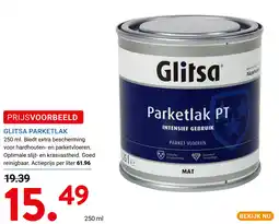 Kluswijs Glitsa parketlak aanbieding