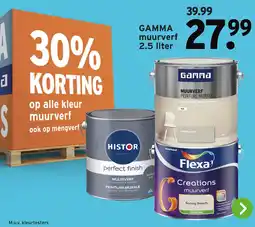 GAMMA Gamma muurverf aanbieding
