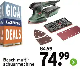 GAMMA Bosch multischuurmachine aanbieding