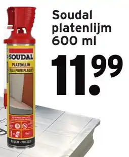 GAMMA Soudal platenlijm aanbieding