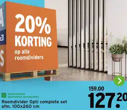 GAMMA Roomdivider Opti complete set aanbieding