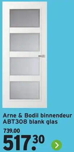 GAMMA Arne & Bodil binnendeur ABT308 blank glas aanbieding