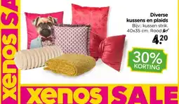 Xenos Diverse kussens en plaids aanbieding