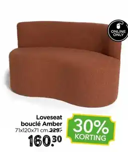 Xenos Loveseat bouclé Amber aanbieding