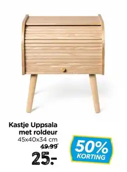 Xenos Kastje Uppsala met roldeur aanbieding