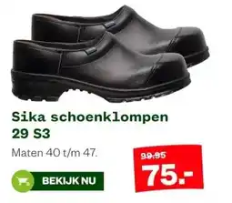 Welkoop Sika schoenklompen 29 S3 aanbieding
