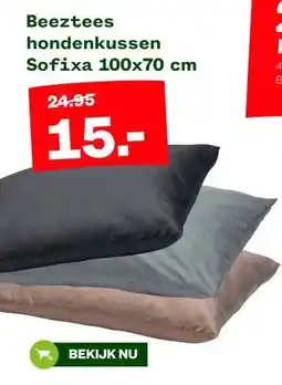 Welkoop Beeztees hondenkussen Sofixa aanbieding