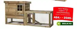 Welkoop Alle Voldux kippen- of konijnenhokken aanbieding