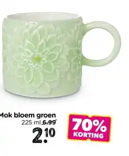 Xenos Mok bloem groen aanbieding