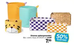 Xenos Diverse opbergmanden aanbieding