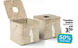 Xenos Tissuebox zeegras aanbieding