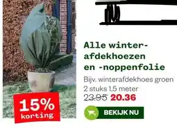 Welkoop Alle winter- afdekhoezen en -noppenfolie aanbieding