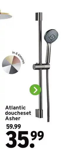 GAMMA Atlantic doucheset Asher aanbieding