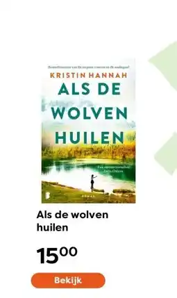The Read Shop Als de wolven huilen aanbieding