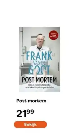 The Read Shop Post mortem aanbieding