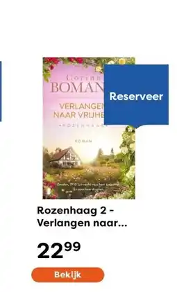 The Read Shop Rozenhaag 2 - Verlangen naar vrijheid aanbieding