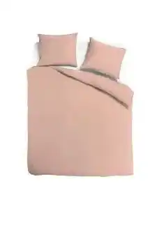 TotaalBED Dekbedovertrek Noa Pastel Brique 140 x 200/220 cm aanbieding