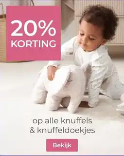Prenatal op alle knuffels & knuffeldoekjes aanbieding