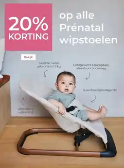 Prenatal op alle Prénatal wipstoelen aanbieding