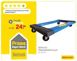 Praxis Sencys Transportroller - 76x46cm - 400kg aanbieding