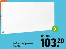 GAMMA Infraroodpaneel Porto aanbieding