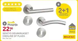 Praxis Sencys Deurkruk op Rozet Plaza - aanbieding