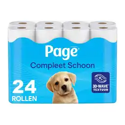 Plein.nl 2+1 gratis: Page Toiletpapier Compleet Schoon aanbieding