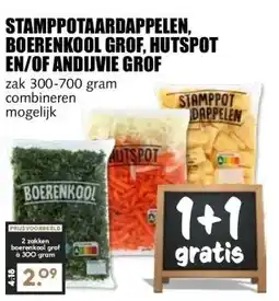 MCD Supermarkt STAMPPOTAARDAPPELEN, BOERENKOOL GROF, HUTSPOT EN/OF ANDIJVIE GROF aanbieding