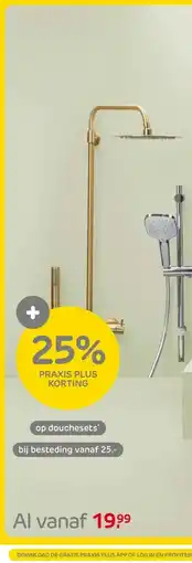 Praxis douchesets aanbieding