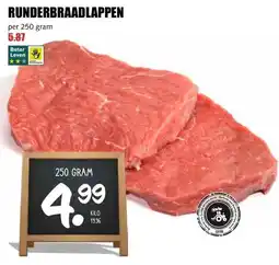 MCD Supermarkt RUNDERBRAADLAPPEN aanbieding