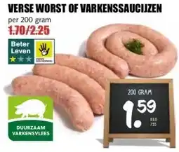 MCD Supermarkt VERSE WORST OF VARKENSSAUCIJZEN aanbieding