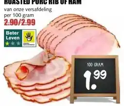 MCD Supermarkt ROASTED PORC RIB OF HAM aanbieding