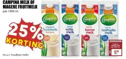 MCD Supermarkt CAMPINA MELK OF MAGERE FRUITMELK aanbieding