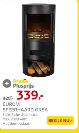Praxis Elektrische sfeerhaard Orsa Fireplace aanbieding