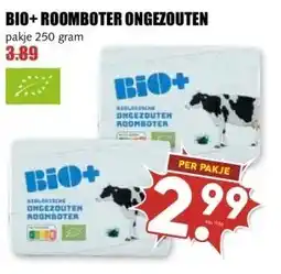MCD Supermarkt BIO+ ROOMBOTER ONGEZOUTEN aanbieding