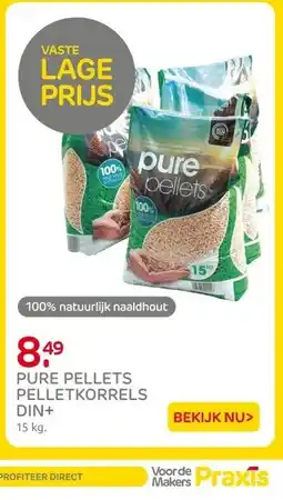 Praxis PURE PELLETS PELLETKORRELS DIN+ aanbieding