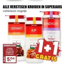 MCD Supermarkt ALLE VERSTEGEN KRUIDEN IN SUPERJARS aanbieding