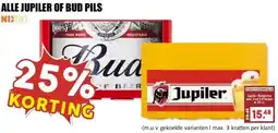 MCD Supermarkt ALLE JUPILER OF BUD PILS aanbieding