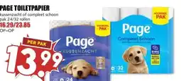 MCD Supermarkt PAGE TOILETPAPIER aanbieding