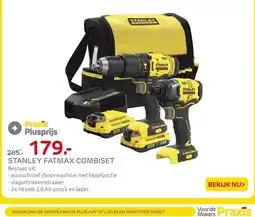 Praxis Stanley Fatmax Klopboormachine SFMCD711 aanbieding