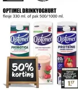 MCD Supermarkt OPTIMEL DRINKYOGHURT aanbieding