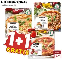 MCD Supermarkt ALLE BUONIZZA PIZZA'S aanbieding