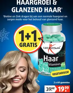 Lucovitaal HAARGROEI & GLANZEND HAAR aanbieding
