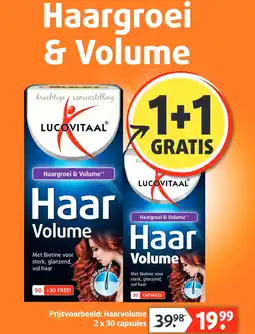 Lucovitaal Haargroei & Volume aanbieding