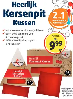 Lucovitaal Heerlijk Kersenpit Kussen aanbieding