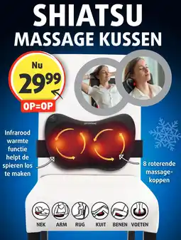 Lucovitaal SHIATSU MASSAGE KUSSEN aanbieding